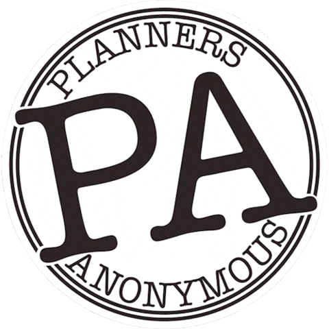 plannersanon giphyupload sticker planner plannersanon Sticker