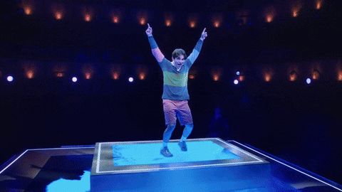 whatsonstage giphyupload fun celebration theatre GIF