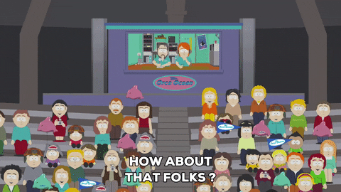 crowd gathering GIF by South Park 