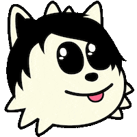 Happy Dog Sticker by Munjo Munjo