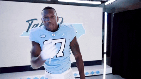 North Carolina Football GIF by UNC Tar Heels