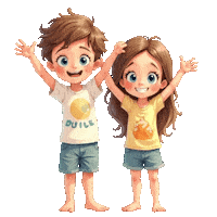 Boys Girls Jump Rope Sticker