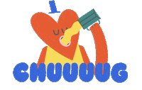 Chug Sticker by Sunday Elephant Studio