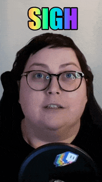 shellyvonmiller reaction gamer streamer sigh GIF