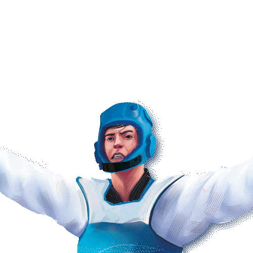 Taekwondo Paris2024 Sticker by banka