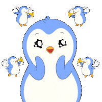 I Love You Wow Sticker by Pudgy Penguins
