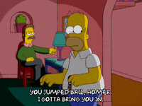 nervous homer simpson GIF