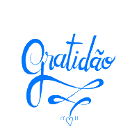 Lettering Gratidao Sticker