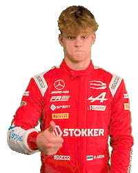 Paul Mercedes Sticker by Prema Team