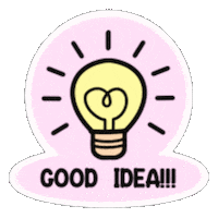 Happy Good Idea Sticker