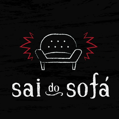 Sai Do Sofa GIF by Agência Pimenta