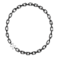metal chains Sticker by Albino Hector