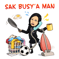Chbaluch I Am Busy Sticker by Chiragh Baloch