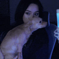 Cute Girl Dog GIF