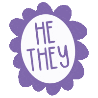 Gender Pronouns Sticker
