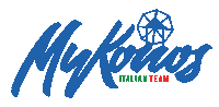 mykonosit mykonos mykonos italian team mykonosit mykonos italianteam Sticker