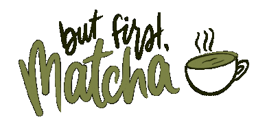 Green Tea Food Sticker