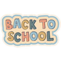Back To School Sticker by Beauty by Earth