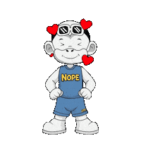 Not Happening No Way Sticker by Zhot Shop