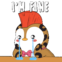 Sad Miss You Sticker by Pudgy Penguins