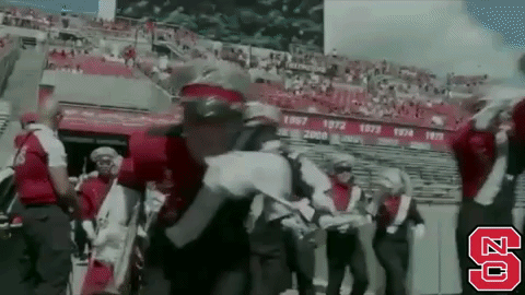 nc state band GIF by NC State Athletics