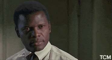 Sidney Poitier Drama GIF by Turner Classic Movies
