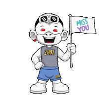 Miss You Laugh Sticker by Zhot