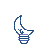 Moon Thinking Sticker