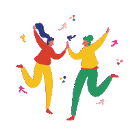 Happy Feliz Sticker