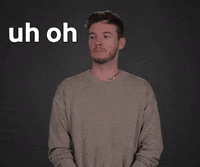 awkward uh oh GIF