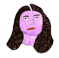 Red Lips Eye Roll Sticker by Please Enjoy This!