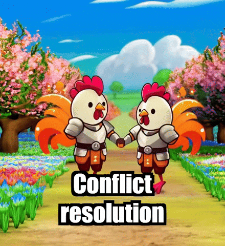 Conflict Resolution Wisdom GIF by Zorooster