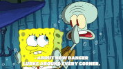 season 9 squid defense GIF by SpongeBob SquarePants