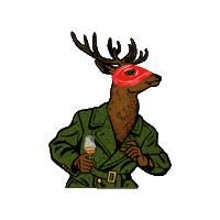 HineCognacs cognac stag hine hbyhine Sticker