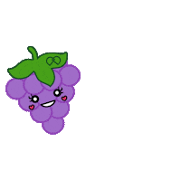 Uva Grape Sticker by Daleyza + Dalary