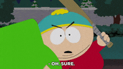 eric cartman bat GIF by South Park 