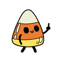 Candy Corn Halloween Sticker by Die With Your Boots On