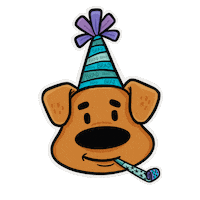 Celebrating Happy Birthday Sticker