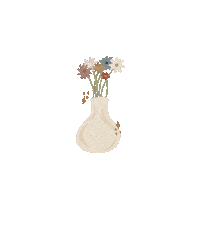 Vintage Flower Sticker