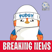 Newspaper Headline GIF by Pudgy Penguins