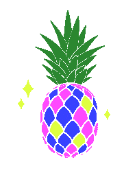 Disco Pineapple Sticker by Insomniac Events