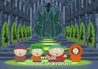 scared eric cartman GIF by South Park 