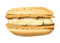 Comida Bakery Sticker by Kath Keur