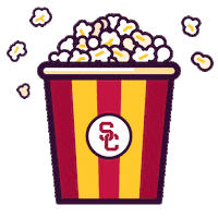 Basketball Popcorn Sticker by USC Trojans