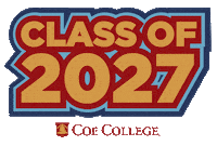 Classof2027 Sticker by Coe College