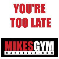 Training Spain Sticker by Mikes Gym Marbella