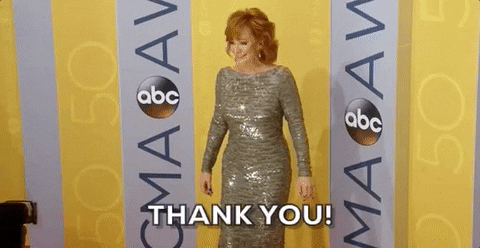 Red Carpet Thank You GIF by CMA Awards