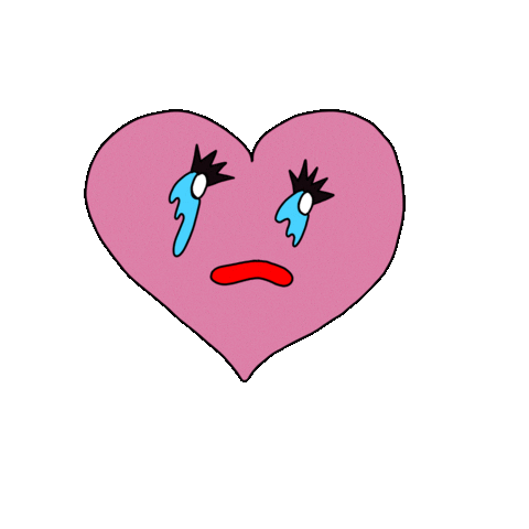 Sad Broken Heart Sticker by Christian Love