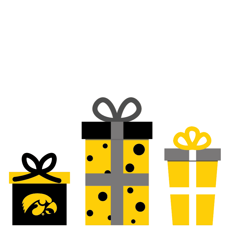 christmas hawkeyechristmas Sticker by University of Iowa