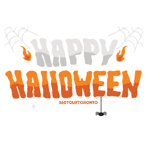 Trick Or Treat Halloween Sticker by 360 Tour Toronto
